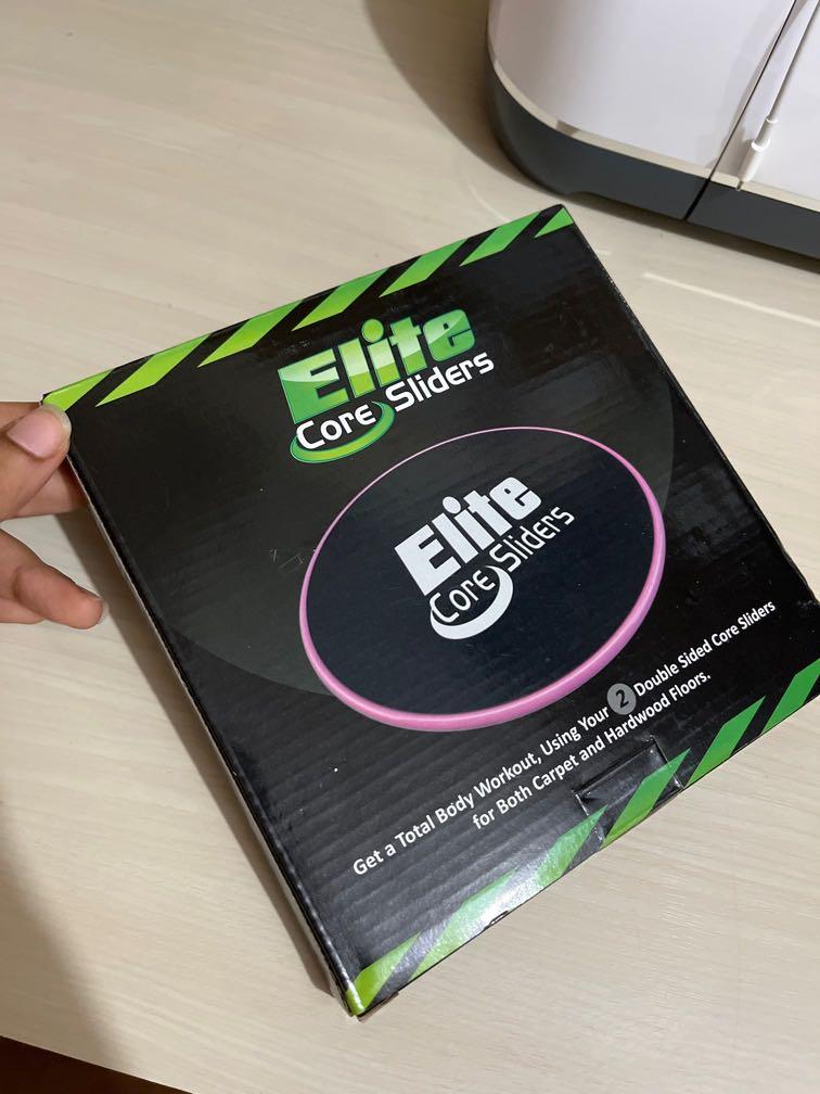 Elite Core Sliders Sports Equipment Exercise Fitness Toning Stretching Accessories on Carousell
