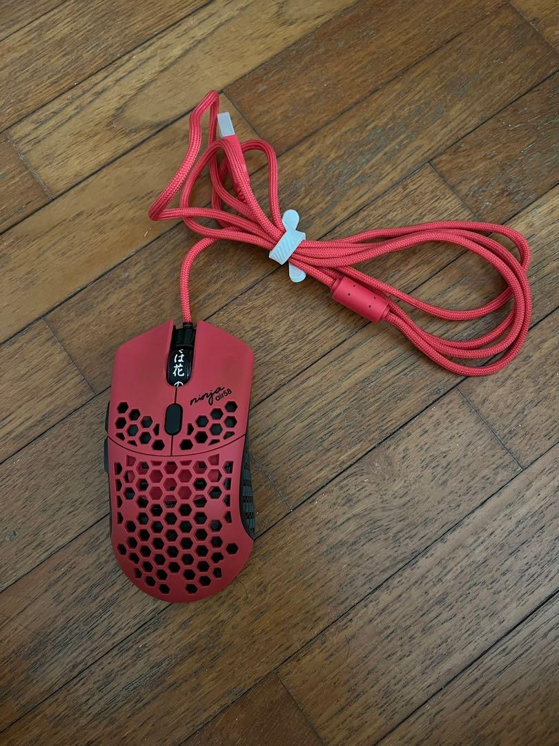 Finalmouse Ninja Air58 Cherry Blossom Red, Computers & Tech, Parts ...