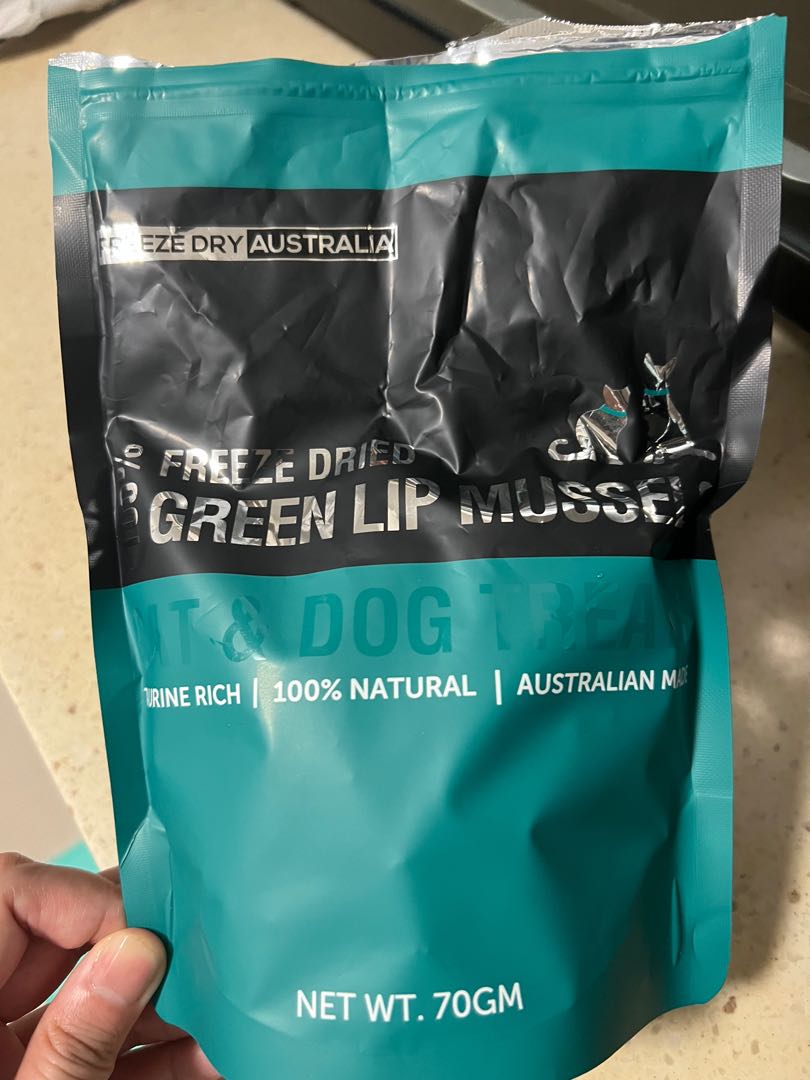 Freeze Dry Australia 100 Raw Green Lipped Mussels, Pet Supplies, Pet