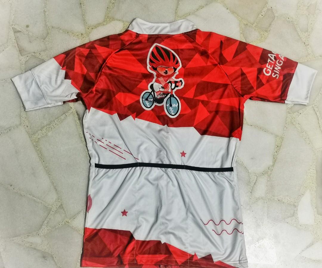 GetActive Singapore Cycling Jersey M New, Sports Equipment, Other