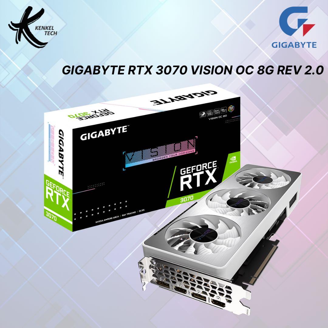 Gigabyte GeForce RTX 3070 VISION OC 8G Computer Biz New Releases