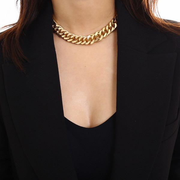 Gold Chain Necklace, Fesyen Wanita 