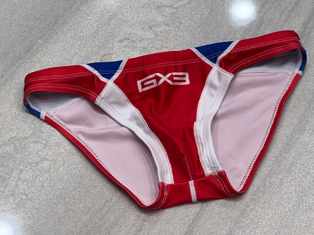 GX3 Red Bikini Swimwear , Men's Fashion, Bottoms, Swim Trunks & Board
