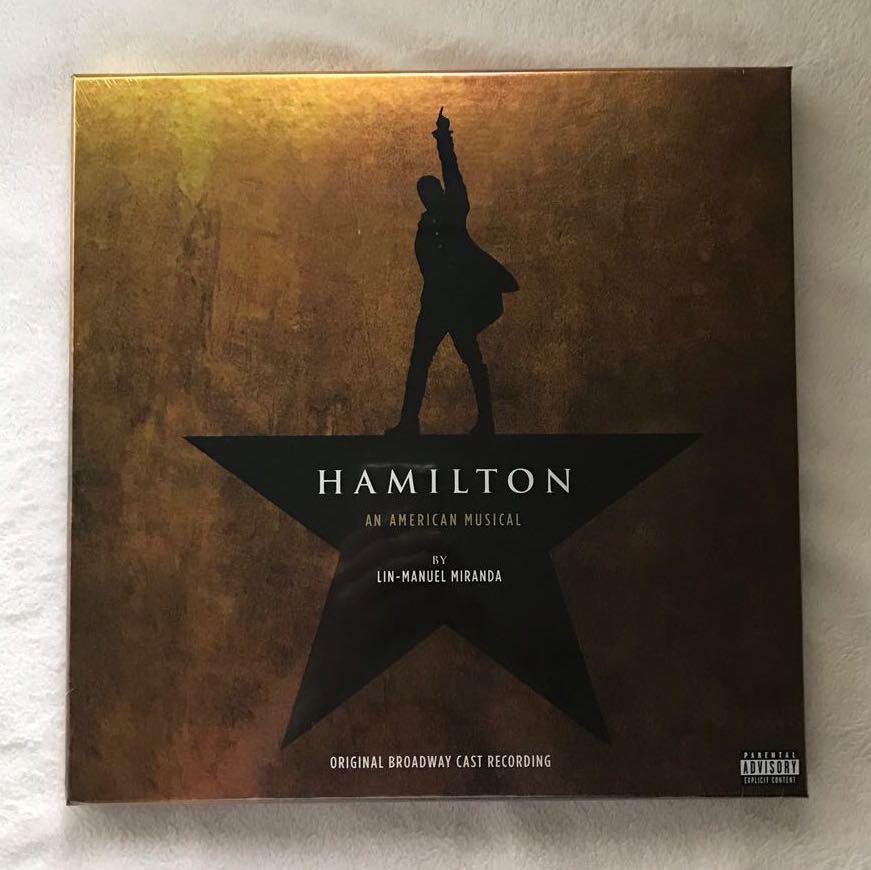 Hamilton original broadway deals cast recording vinyl