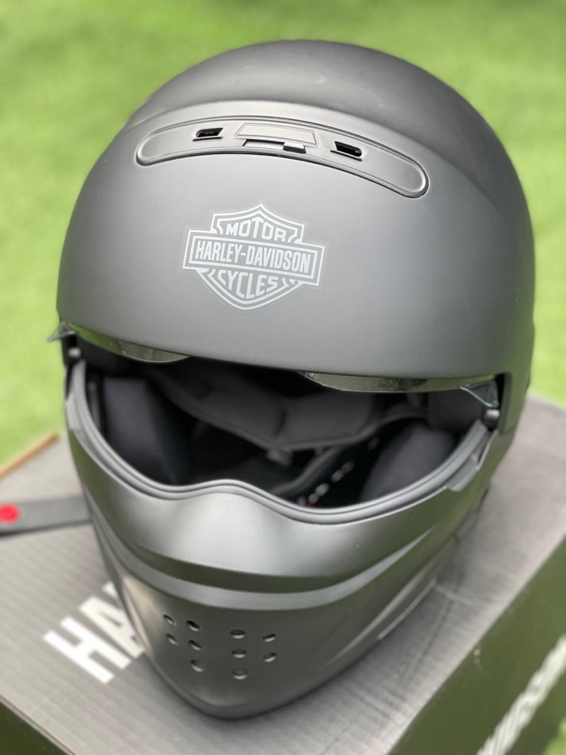 HARLEY DAVIDSON FULL COVER HELMET SIZE S Hobbies Toys Travel