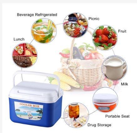 MOBI GARDEN Camping Cooler Box Ice Box Food&Drink Portable Outdoor Picnic  Keep Fresh Refrigerator