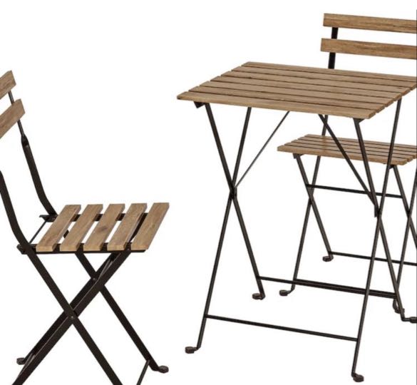 Ikea outdoor table set, Furniture & Home Living, Furniture, Tables