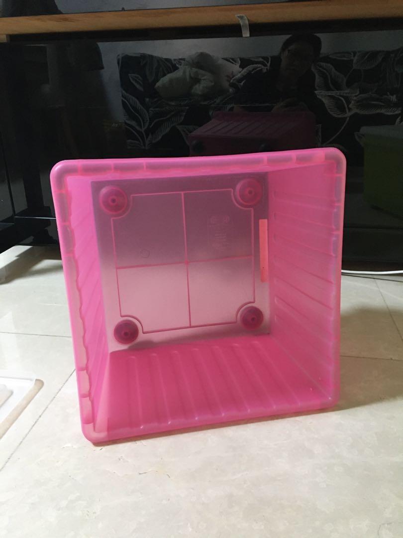 Ikea storage box with wheel and lid, Furniture & Home Living, Home