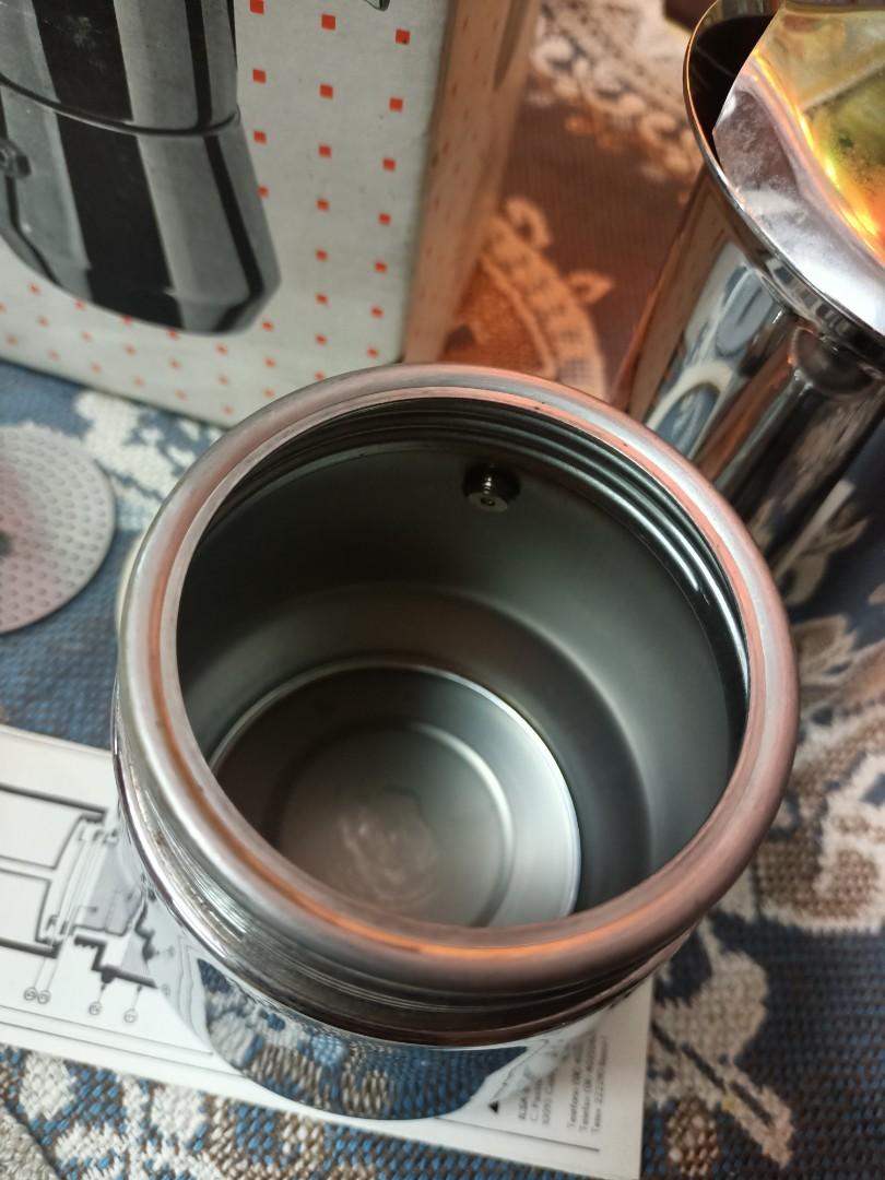 Ilsa Turbo Express Stainless Steel inox Stovetop Espresso Maker made in