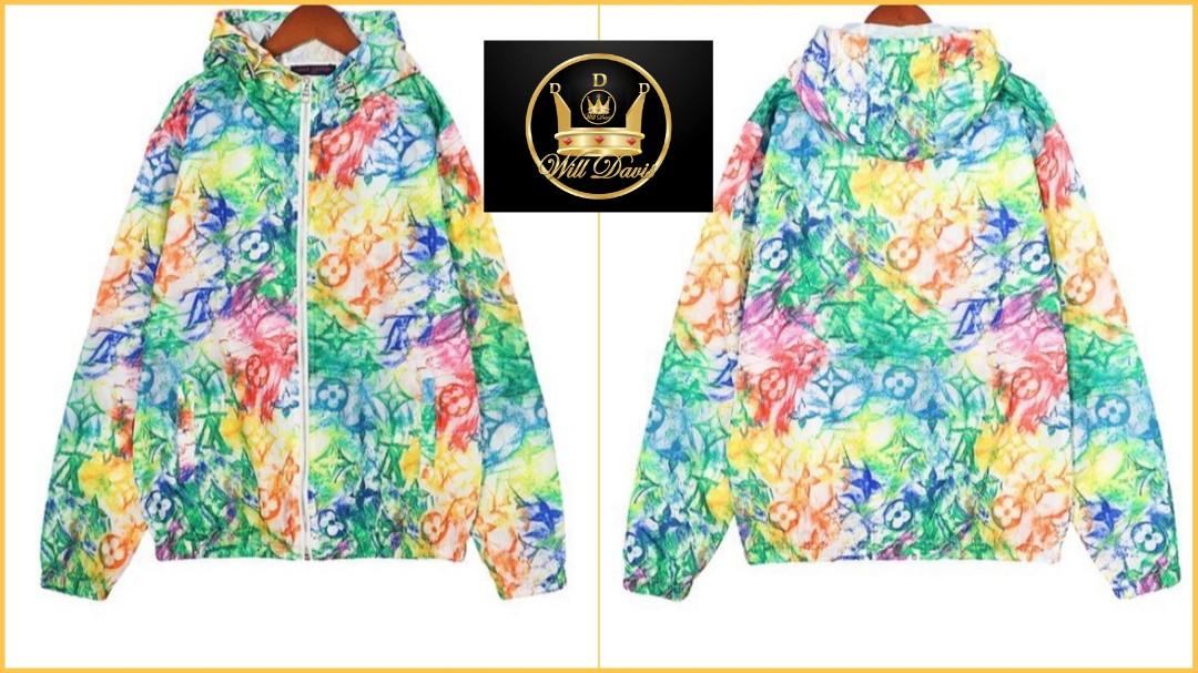 Imported Louis Vuitton Rainbow Windbreaker Jacket🏳️‍🌈, Men's Fashion,  Coats, Jackets and Outerwear on Carousell