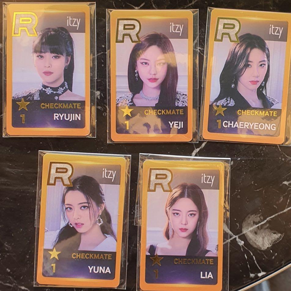 [Incoming instocks] ITZY Checkmate SSJYP Official Photocards, Hobbies ...