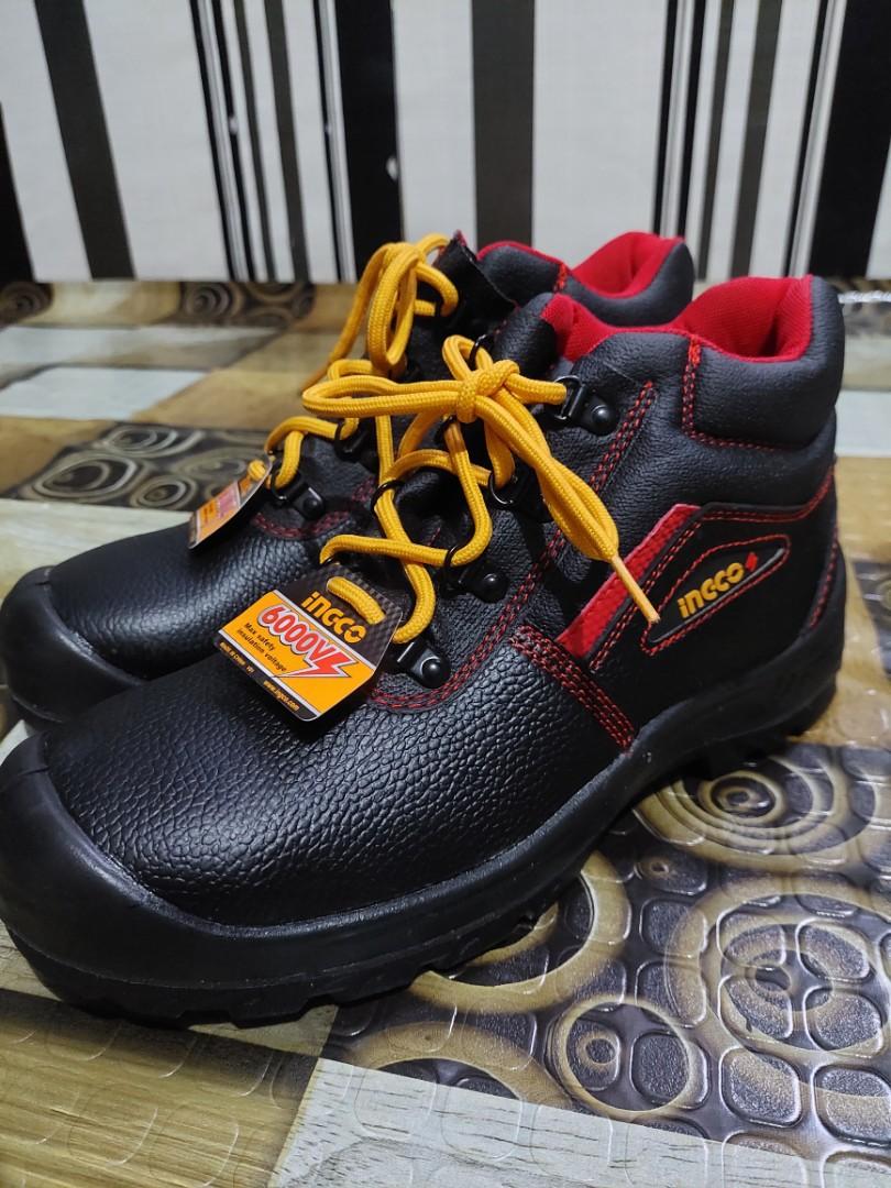INGCO Safety Shoes 6000V Insulated Safety Boots, Men's Fashion ...