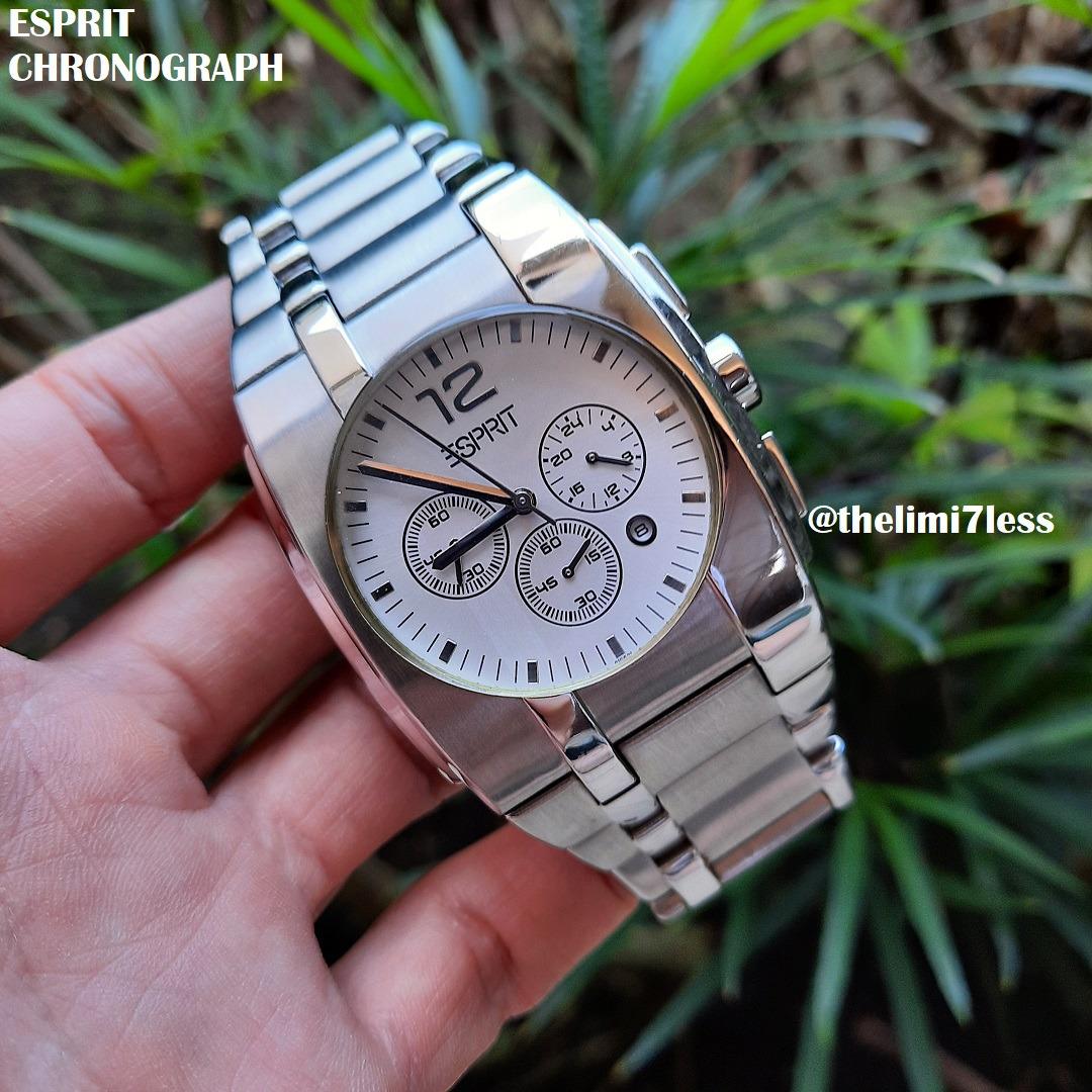 Esprit chronograph 805 all stainless store