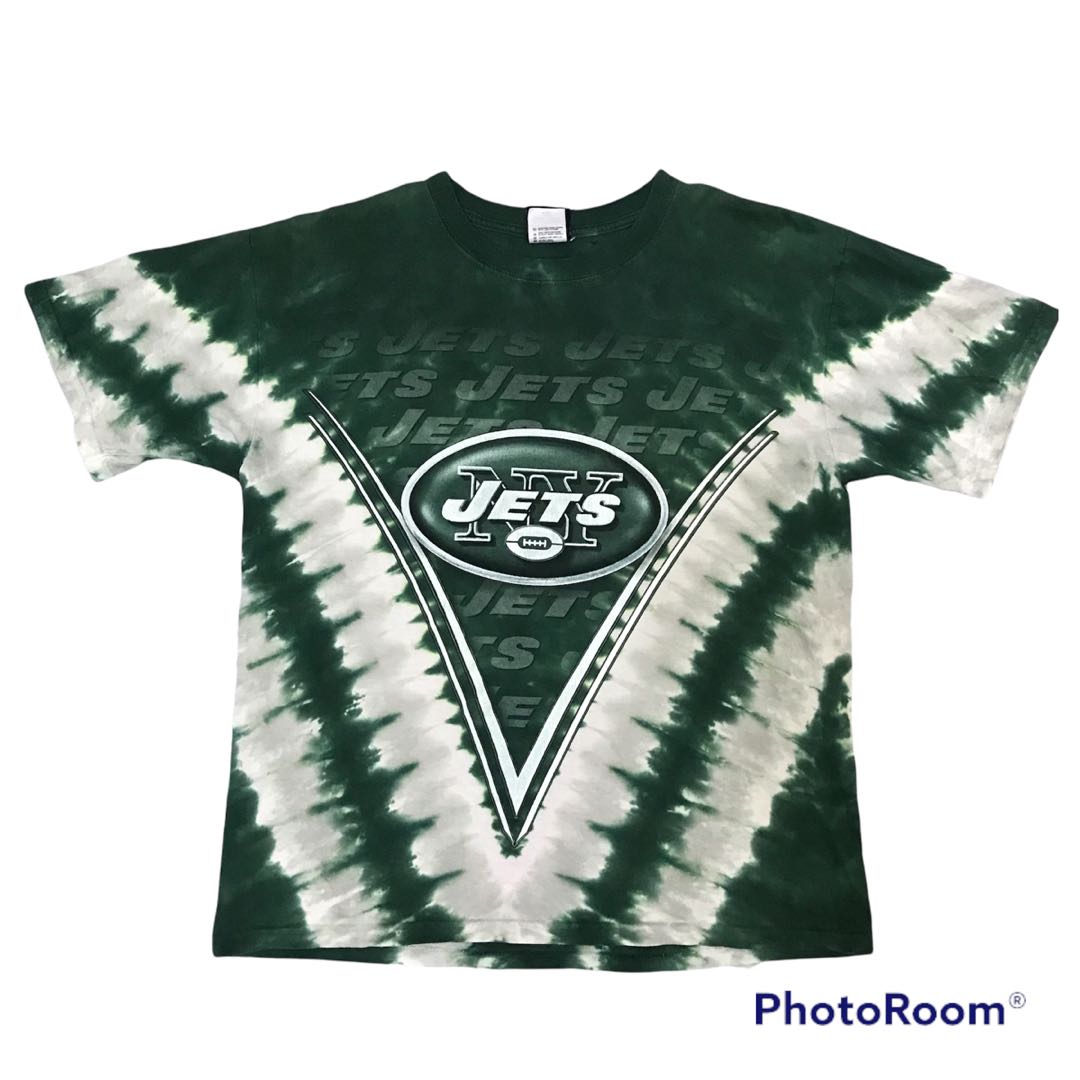 Jets New York Nfl Tie Dye, Men's Fashion, Tops & Sets, Tshirts & Polo Shirts  on Carousell