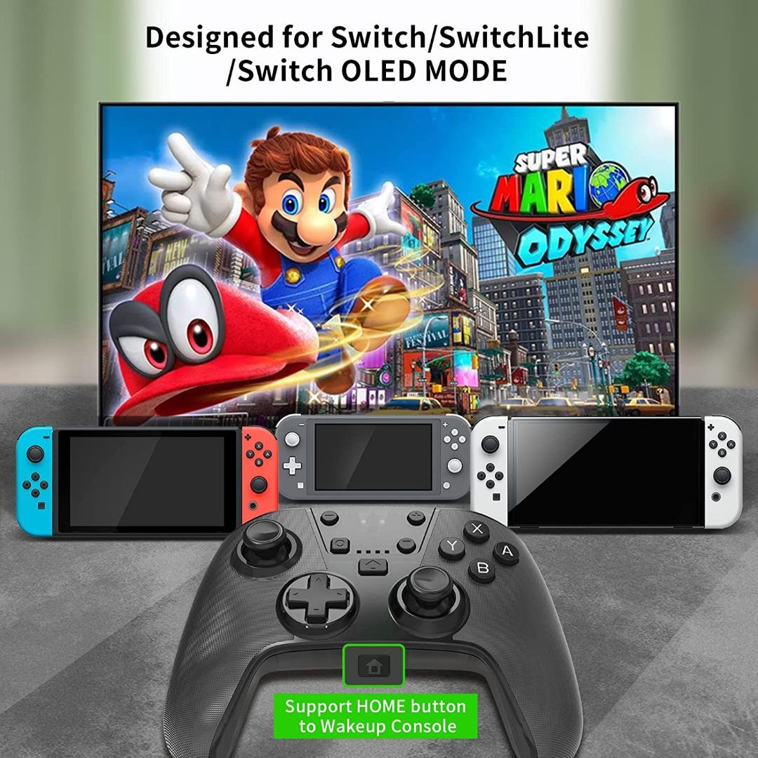 JYS Wireless Controller for Nintendo Switch, Lite, OLED, PC Supports Wake Up, RGB LIght, Turbo, Motion Controls Settable Rumble, Switch Pro Controller (Category: Controllers) located in Manila. Submitted by techsmartph (Listing ID 1177136638, Image 2). Description: * [Compatibility]: Wireless Controller Compatible with Steam Deck/Swith/Switch OLED.ideal for family fun and parties. The pro controller is comfortable and smooth as compared to the jo