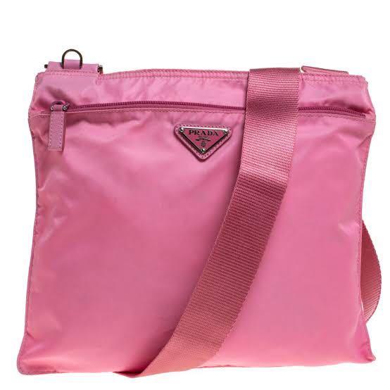 REPRICED Karen Smith Prada pink Nylon Crossbody bag, Women's Fashion, Bags  & Wallets, Cross-body Bags on Carousell