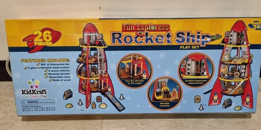 Kidkraft rocket ship playset online