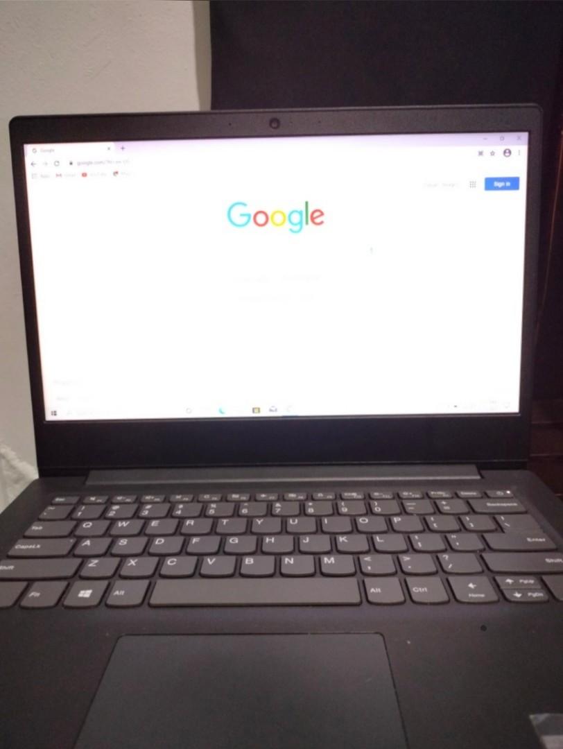 Lenovo S145 (Category: Laptops & Notebooks) located in Vigan. Submitted by hey_itsmeee (Listing ID 1177032967, Image 2). Description: RUSH SALE! w/ Free original bag Selling my 2 year old Lenovo Ideapad S145 bought in August 2020. Perfect for WFH and online study! Please note! 1. Specs are shown on the pics 2. Scratches only on the back pero hindi halata sa malayp because of the color. Actual pics are uploaded 3. Working well sa lahat. No dead pi