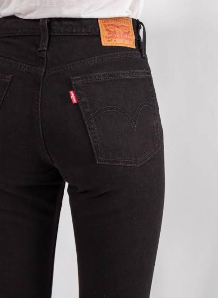 Levi's 501 skinny black jeans, Women's Fashion, Bottoms, Jeans on Carousell
