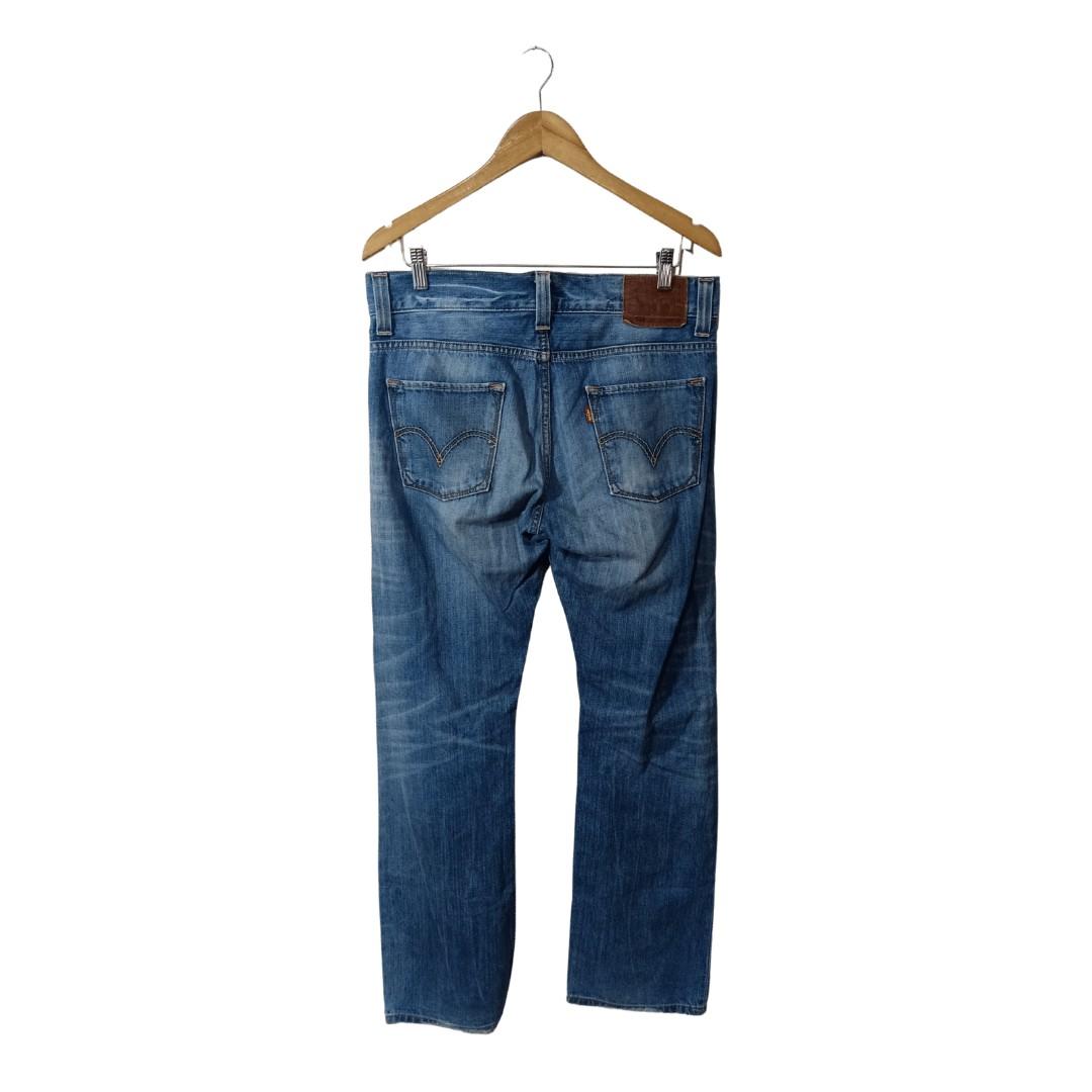 Levi's 523 Trucker Denim Jeans (Light Blue) 34 W 41 L, Men's Fashion