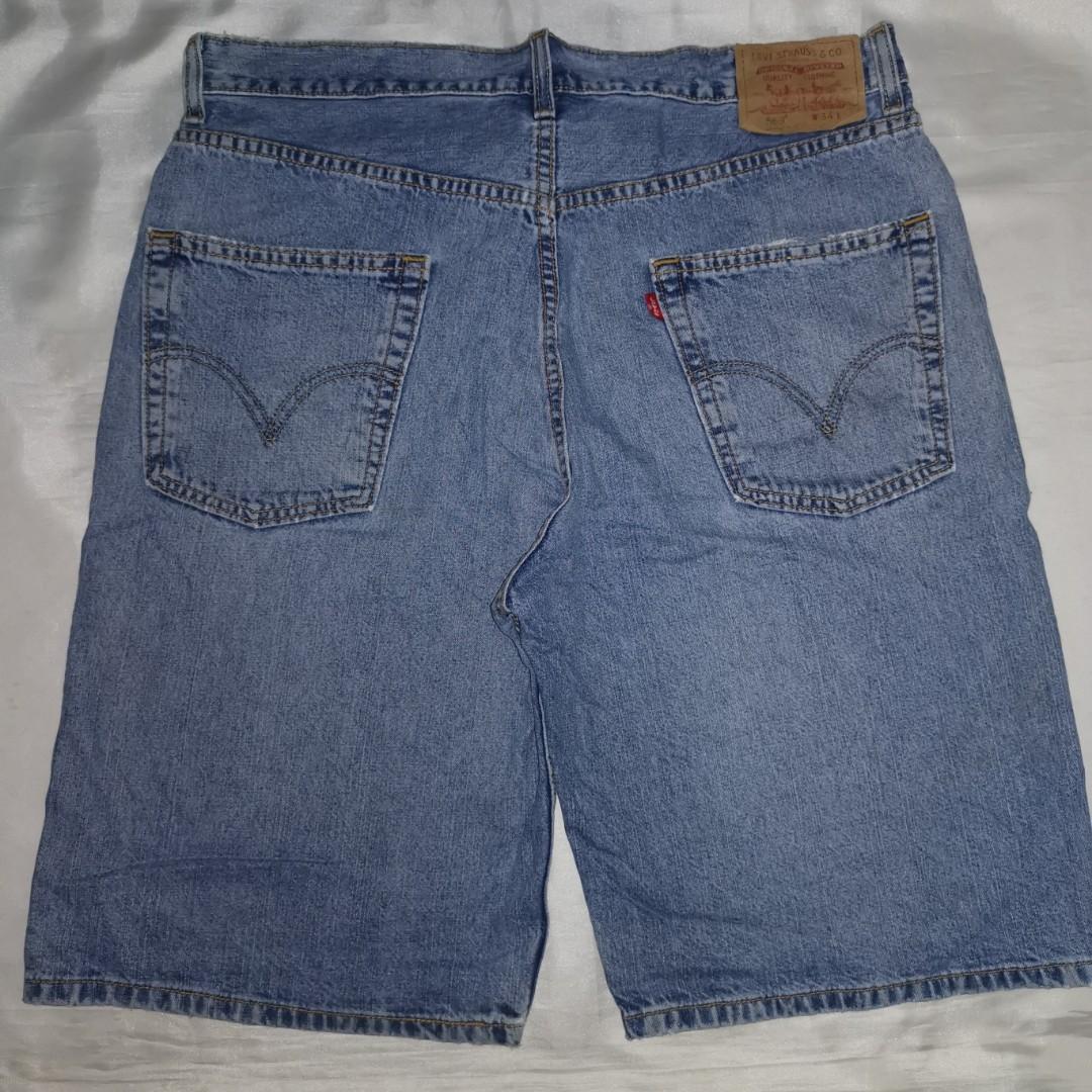 Levi's 569 Shorts (Blue) L24 x W34-36, Men's Fashion, Bottoms, Shorts on  Carousell