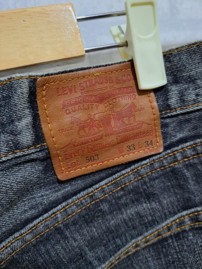 LEVIS LEVI STRAUSS Celana Panjang Jeans Denim size 33, Fesyen Pria