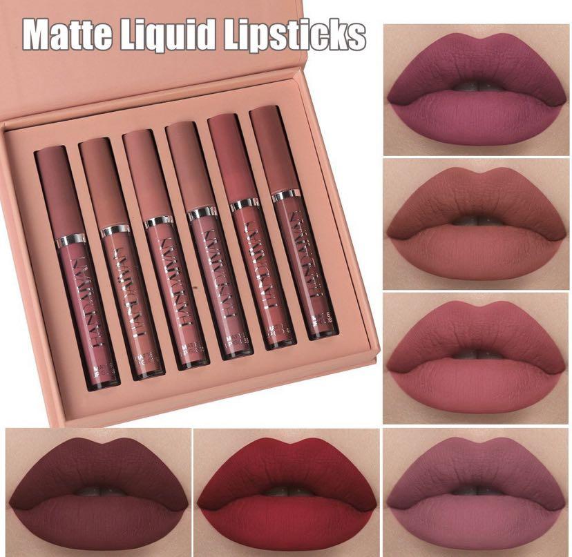 Long Lasting Waterproof Ultra Matte Smudge Proof Nude Liquid Lipstick Moisturizer Velvet Lip 