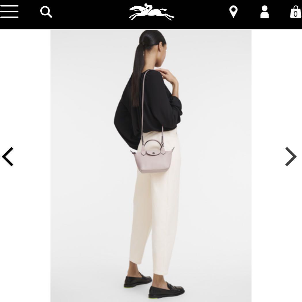 Longchamp XS Le Pliage Cuir in Pink Women s Fashion Bags Wallets Cross body Bags on Carousell
