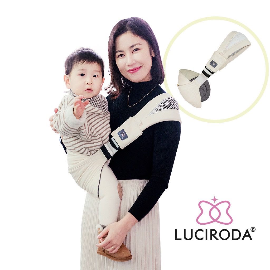 Side hip baby carrier top