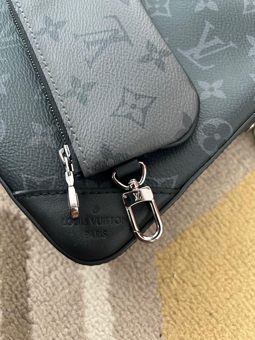 LV Trio Messenger Monogram Eclipse, Luxury, Bags & Wallets on Carousell