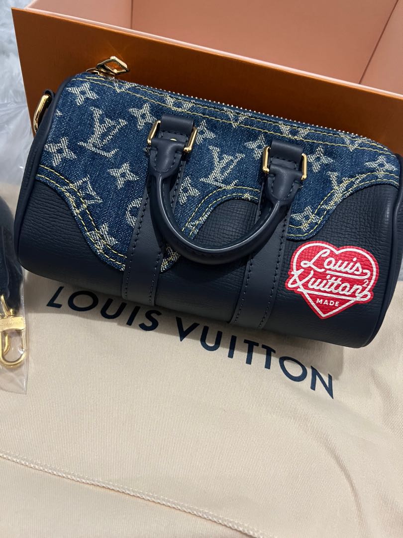 LV x Nigo Keepall XS in Denim, Leather and GHW – Brands Lover