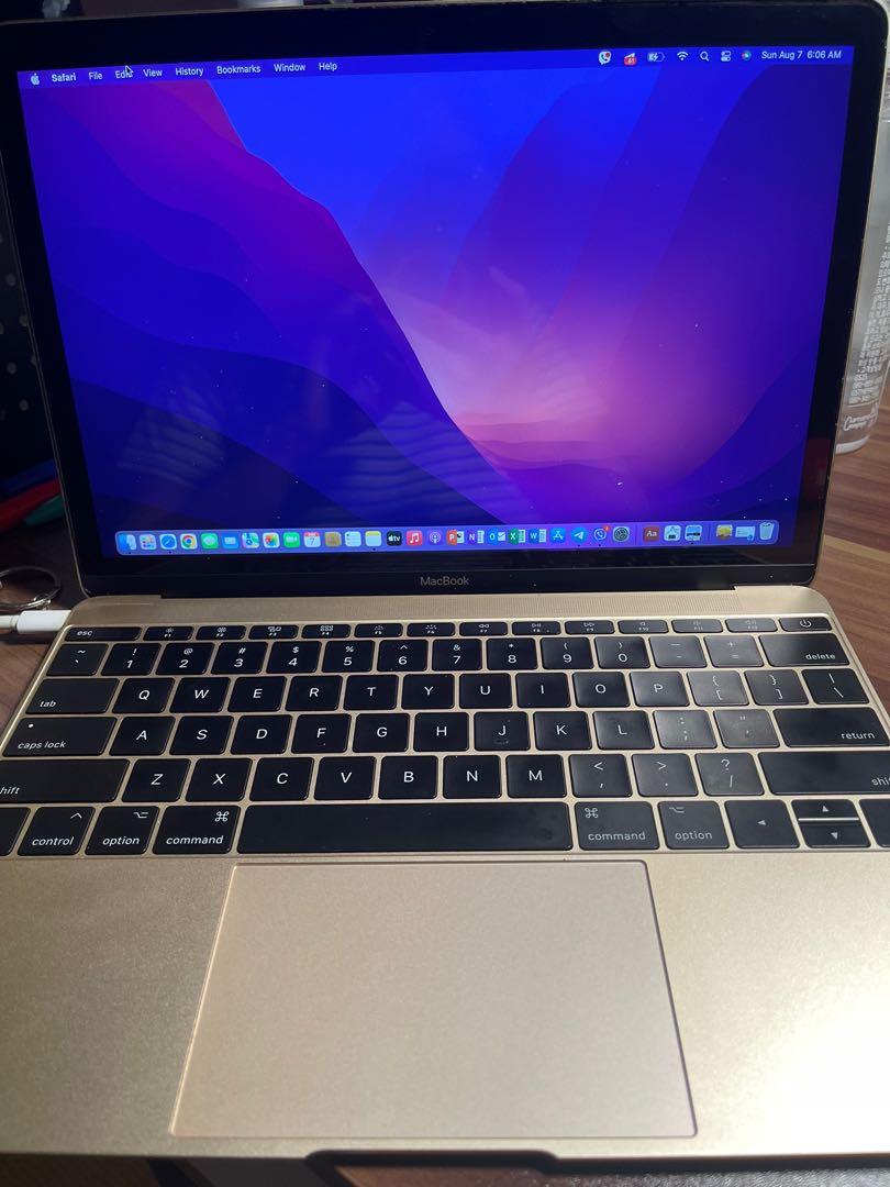 Macbook 12 2017 (Category: Laptops & Notebooks) located in Quezon City. Submitted by dacabe (Listing ID 1177174935, Image 2). Description: VERY GOOD BUY. NO SCRATCH AT ALL!!! Macbook 12 Inch Retina (2017) - Latest Core M3 8GB RAM 256 SSD 12 inch OS: Big Sur Inclusions: with screen protector, charger RFS: Extra No box, will look for one No to lowballers. Lets not waste each other’s time.