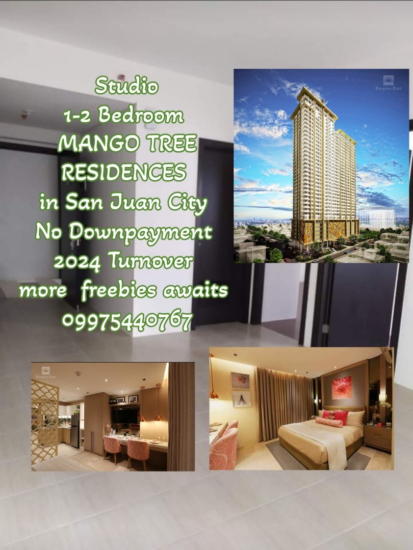 Mango Tree Residences Pre Selling Condo in San Juan City limited Units