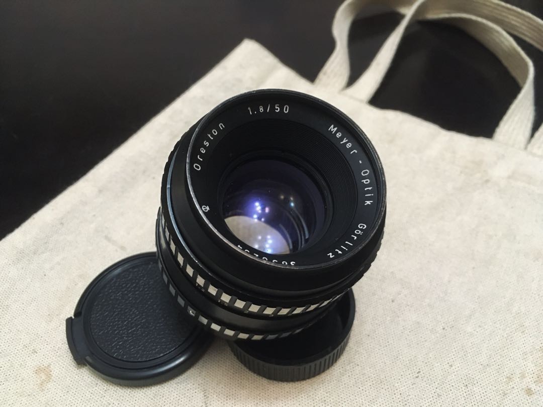售】Meyer Optik Görlitz Oreston 50mm F1.8, 相機攝影, 攝影機在旋轉拍賣