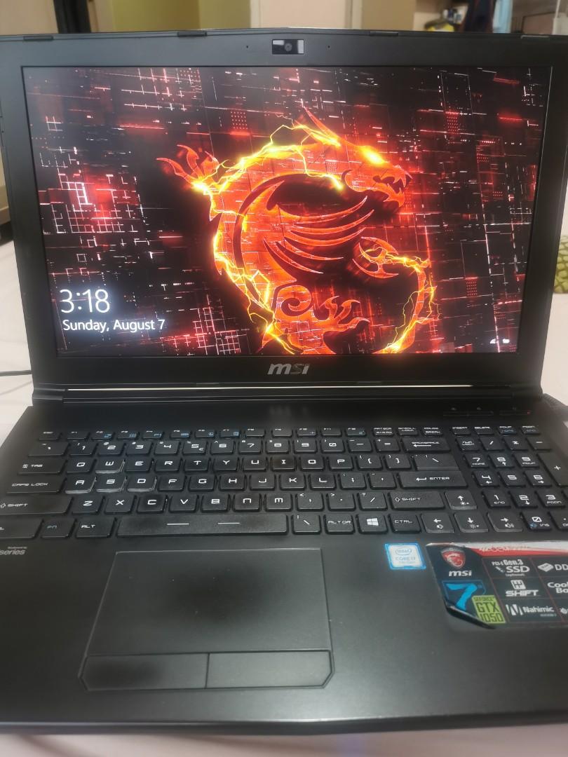 MSi GL62M7RD (Entry Level Gaming Laptop), Computers & Tech, Laptops & Notebooks on Carousell