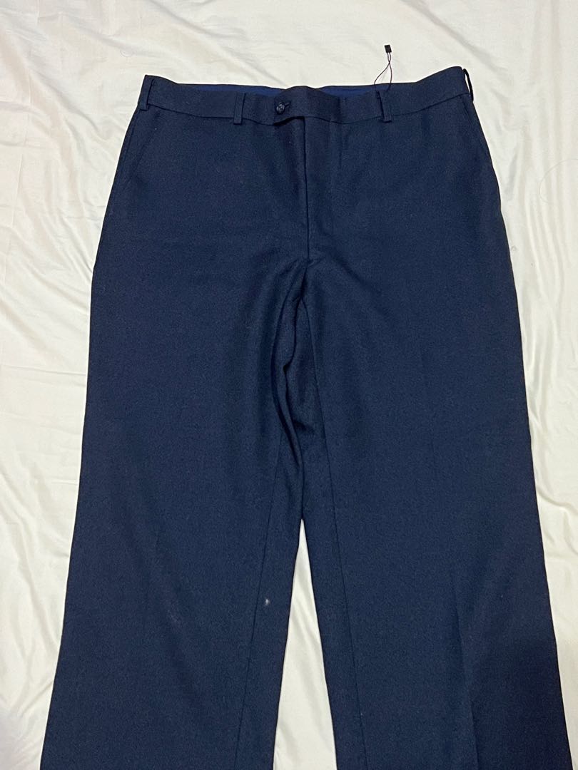 Navy Blue Baggy Pants, Women's Fashion, Bottoms, Other Bottoms on Carousell