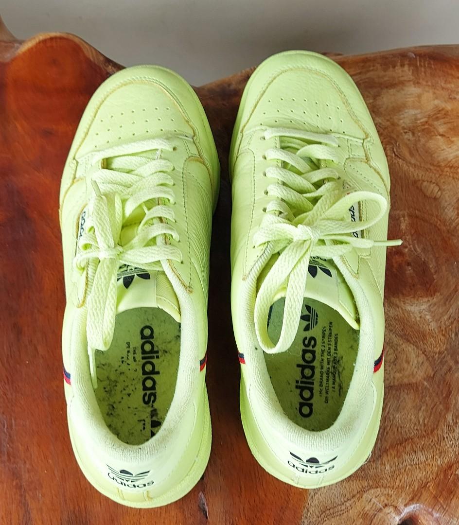 Neon green adidas Men s Fashion Footwear Sneakers on Carousell