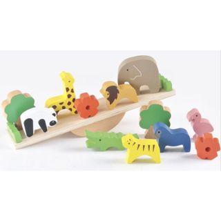 (New) Ecology Wooden Animals See-Saw