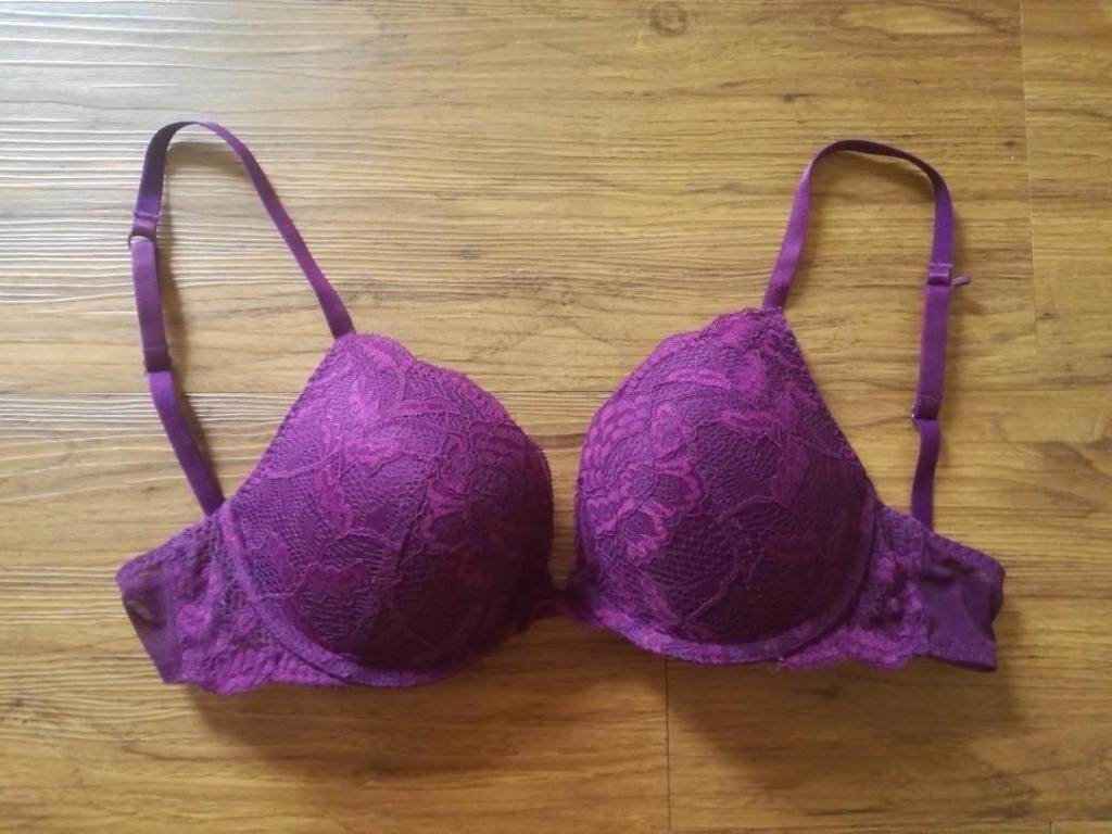 New Lasenza obsession sexy purple push up bra size 70D / 32D