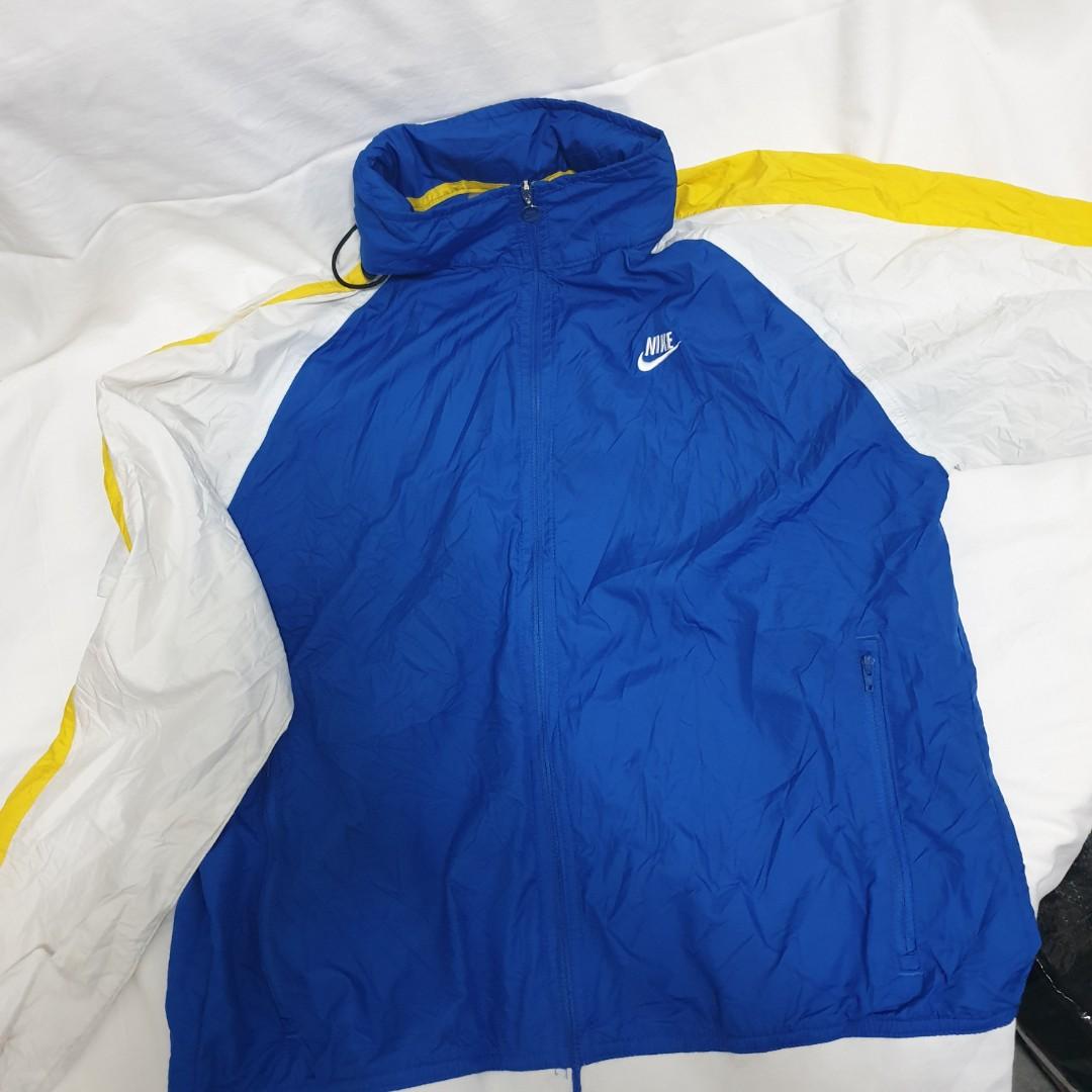 Nike Blue Windbreaker Jacket, Men's 
