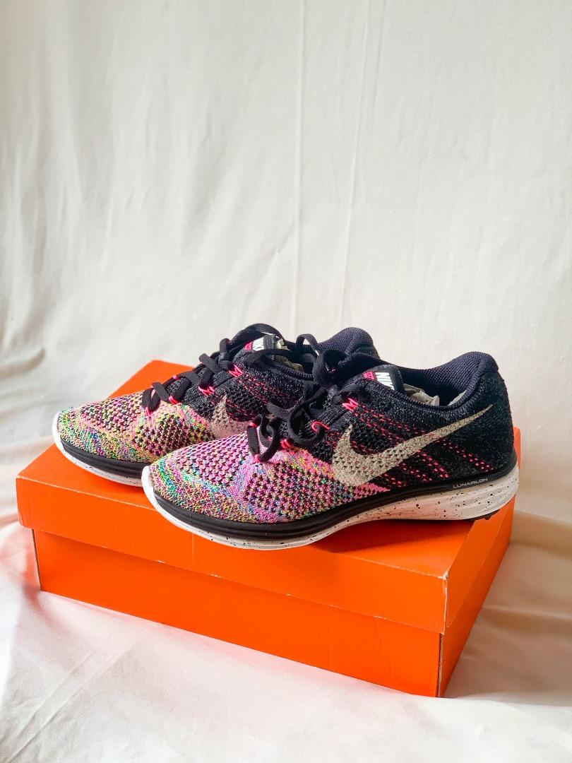 Nike flyknit lunar 4 femme orange outlet