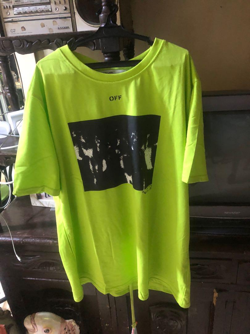 Off white neon shirt online