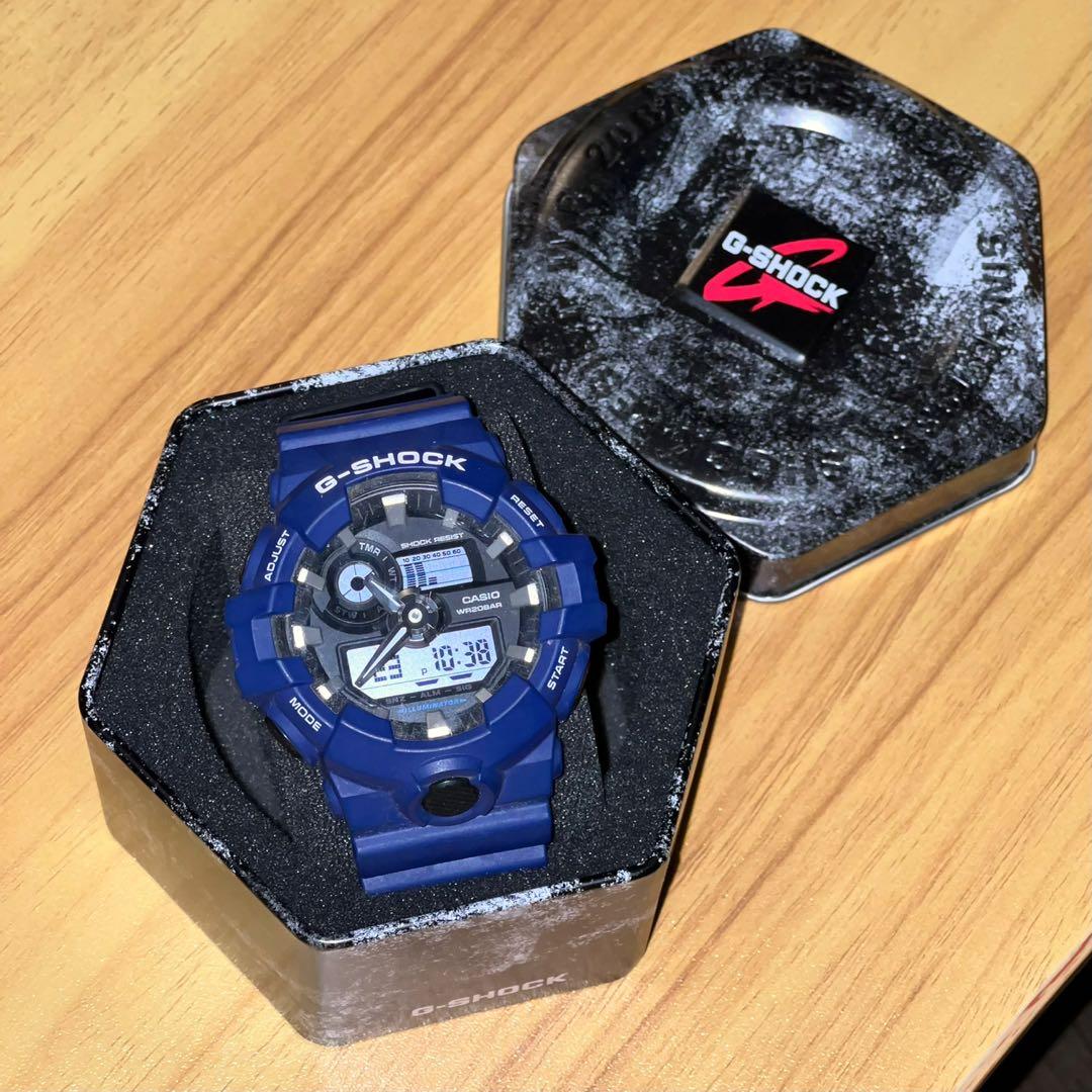 ORI G Shock GA 700 2A Electric Blue Rare Men s Fashion Watches Accessories Watches on Carousell
