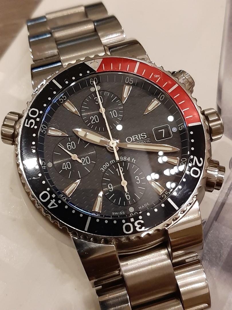 Oris titanium diver chronograph hotsell