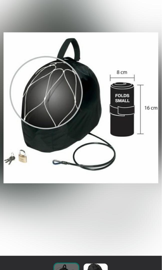 Anti Theft Helmet Bag by Pacsafe Motorcycles Motorcycle