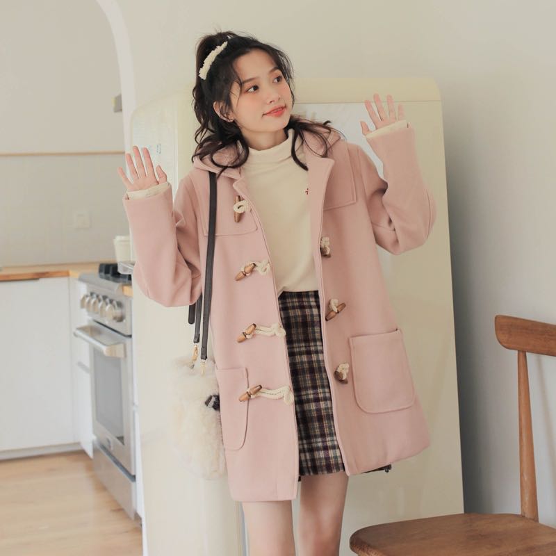 Cute pink coat discount