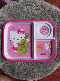 Piring makan hello kitty HK