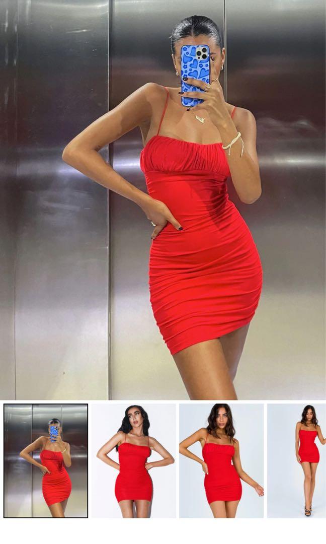 Red party new arrivals mini dress