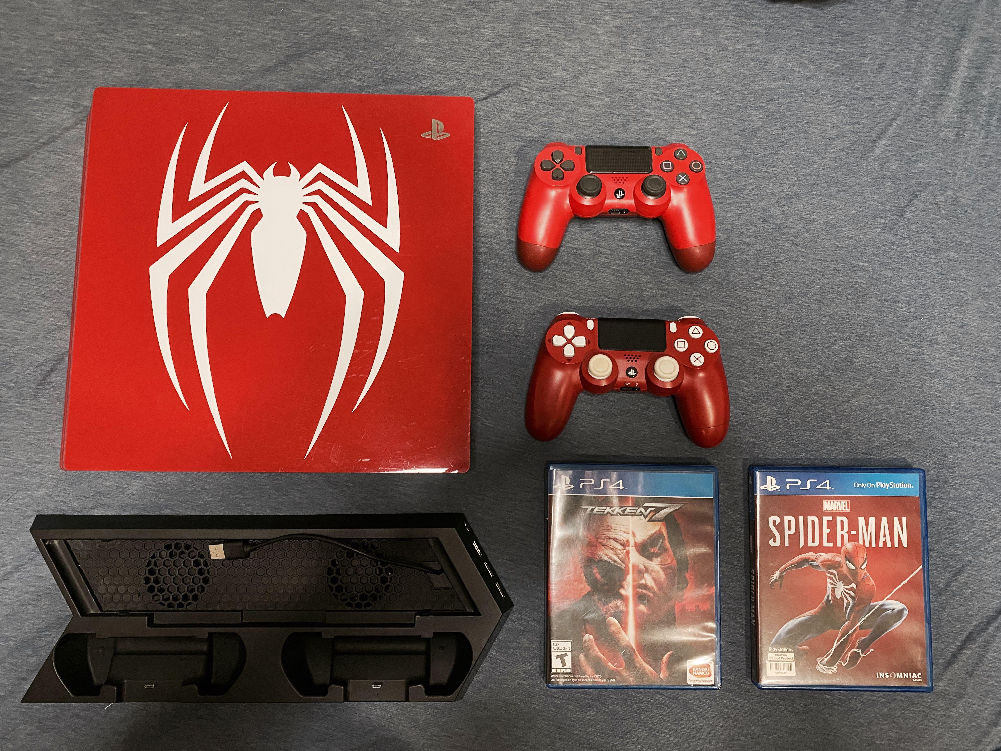 PS4 Pro Spider Man Limited Edition Pro 1TB, Hobbies & Toys, Toys & Games on  Carousell