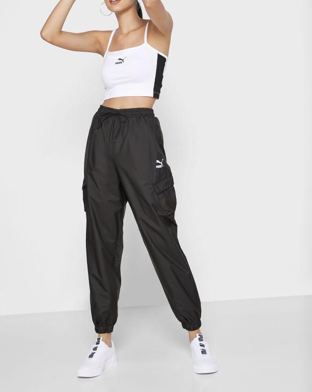 Puma cargo pants womens on sale